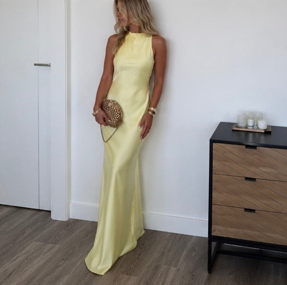 Solea Satin Maxi Dress