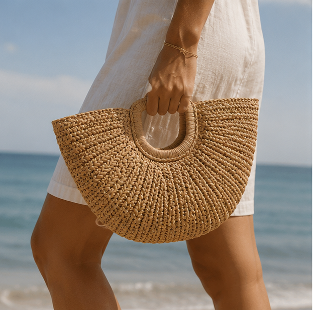 Woven Fan Bag