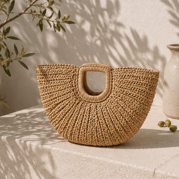 Woven Fan Bag
