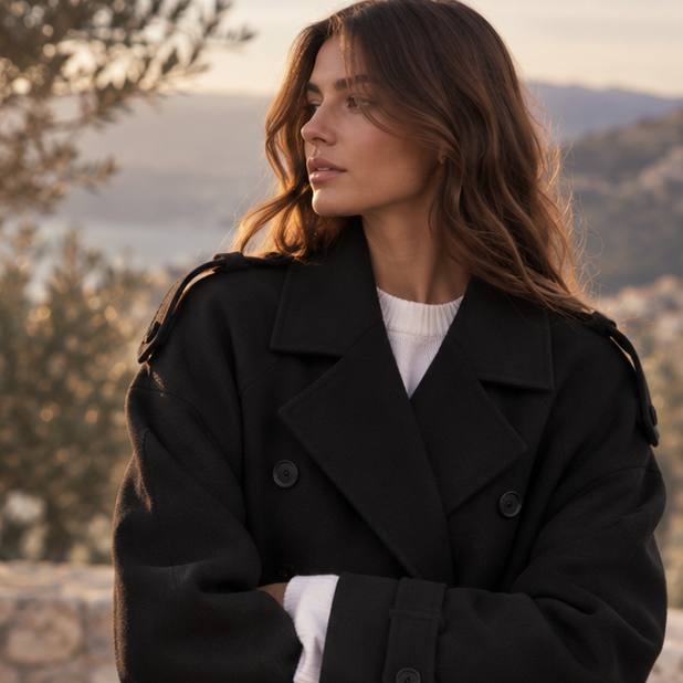 Élodie Noir Coat