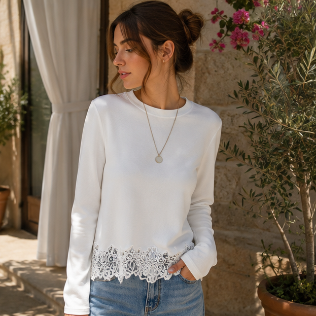 Elowen Lace Top