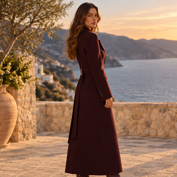 Sévrielle Sculpted Maxi Coat