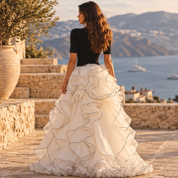Elarisse Ruffles Skirt