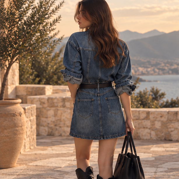 Aveline Denim Dress