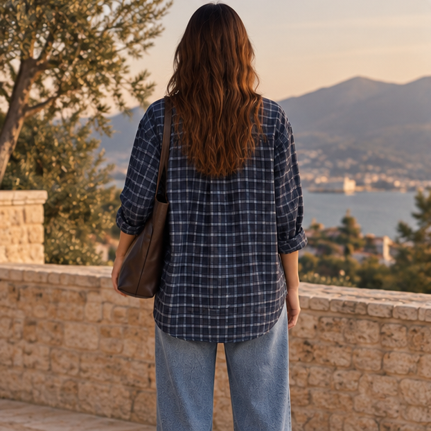 Solène Check Overshirt