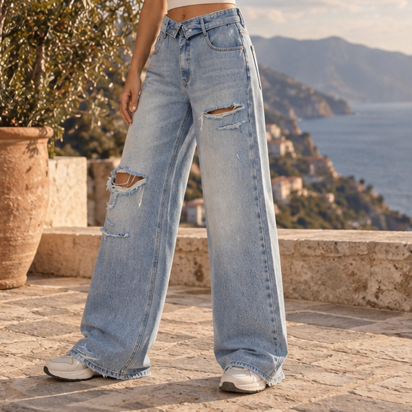 Elara Foldover Jeans