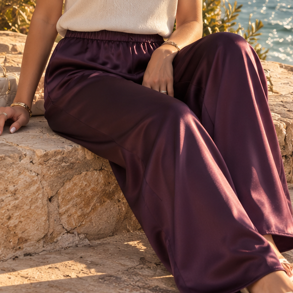 Sorellia Satin Pants