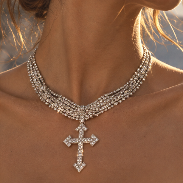 Seraphine Cross Necklace