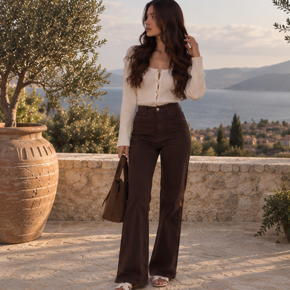 Maëvia Flare Jeans