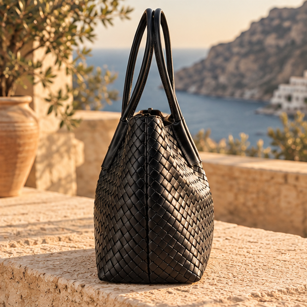 Virellia Woven Tote Bag