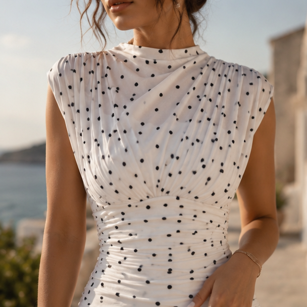 Polka Maxi Dress