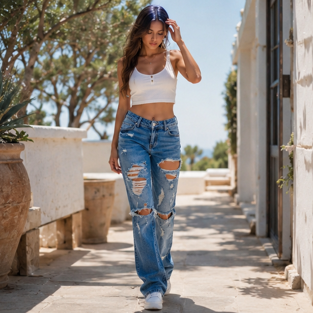 Mireya Distressed Jeans