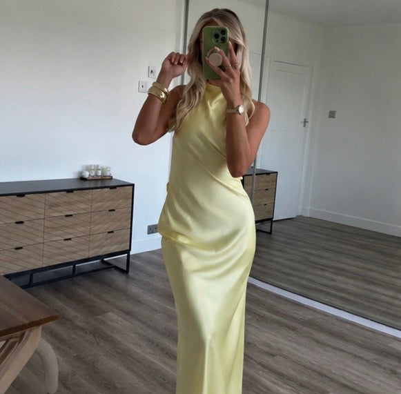 Solea Satin Maxi Dress
