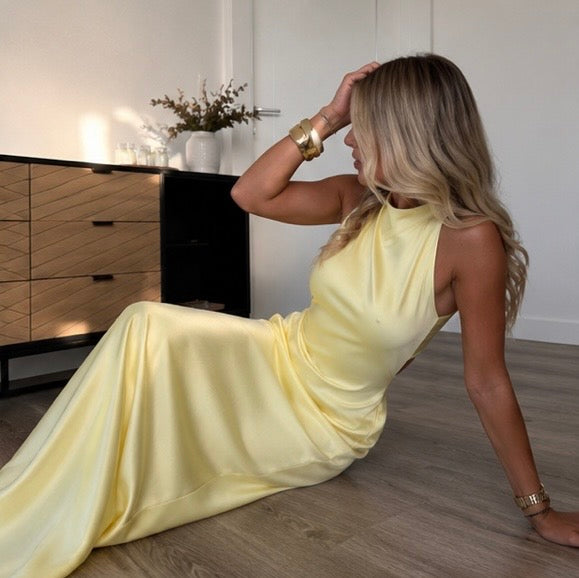 Solea Satin Maxi Dress