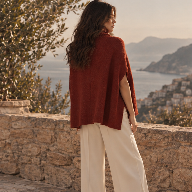 Sorella Turtleneck Cape