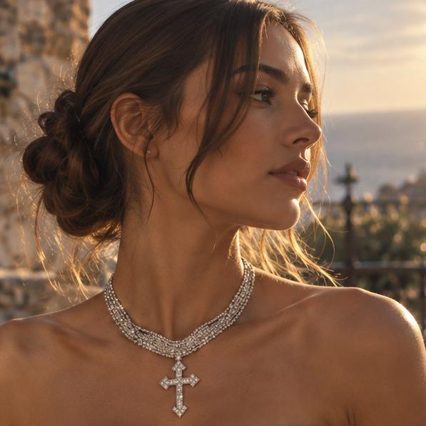 Seraphine Cross Necklace
