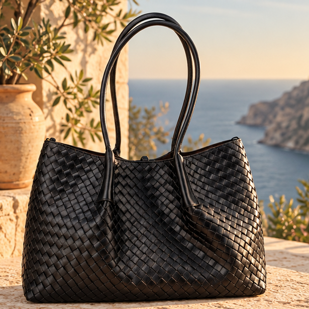 Virellia Woven Tote Bag