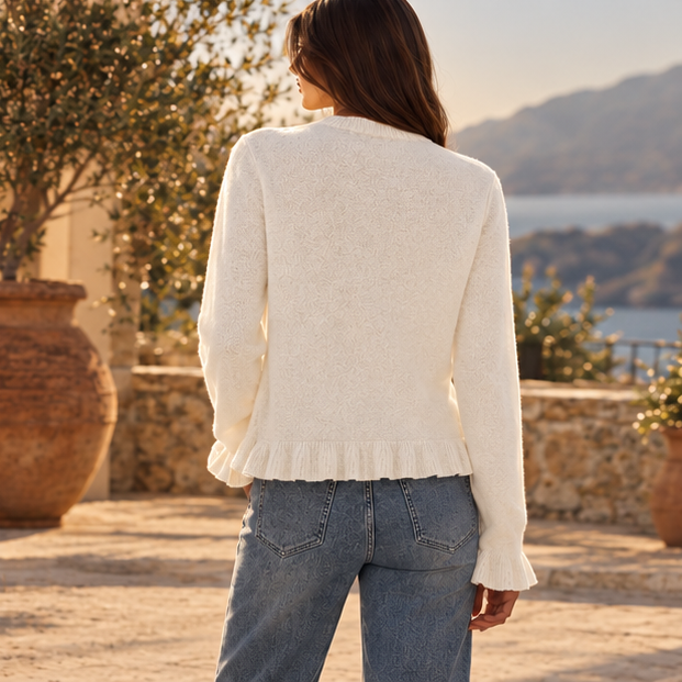 Celestine Ruffle Cardigan