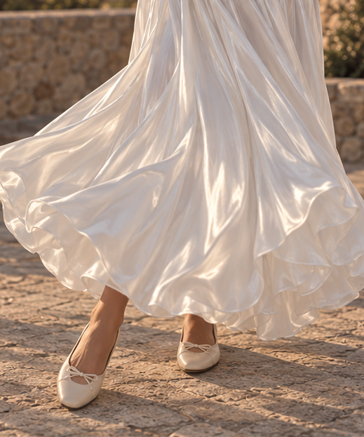 Elowen Satin Skirt