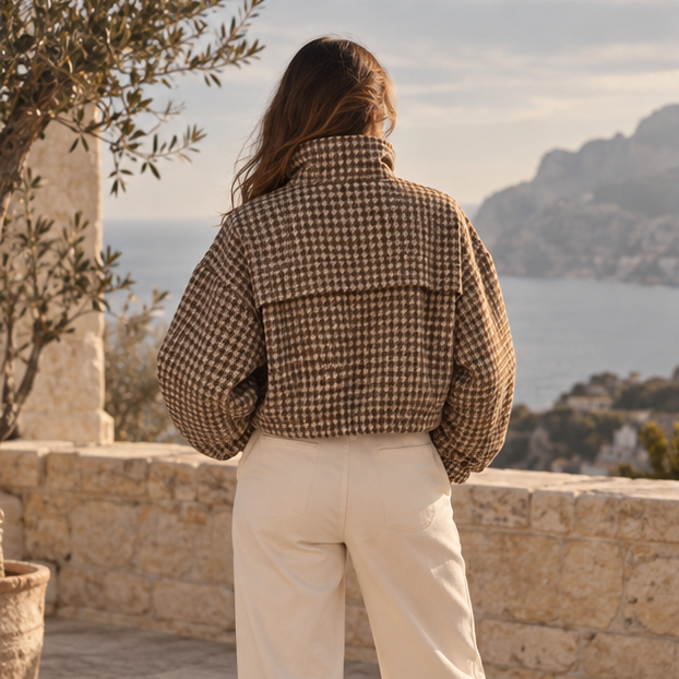 Elvéra Houndstooth Jacket