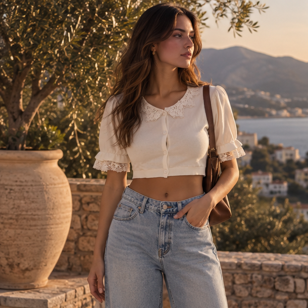 Léonie Lace Cardigan