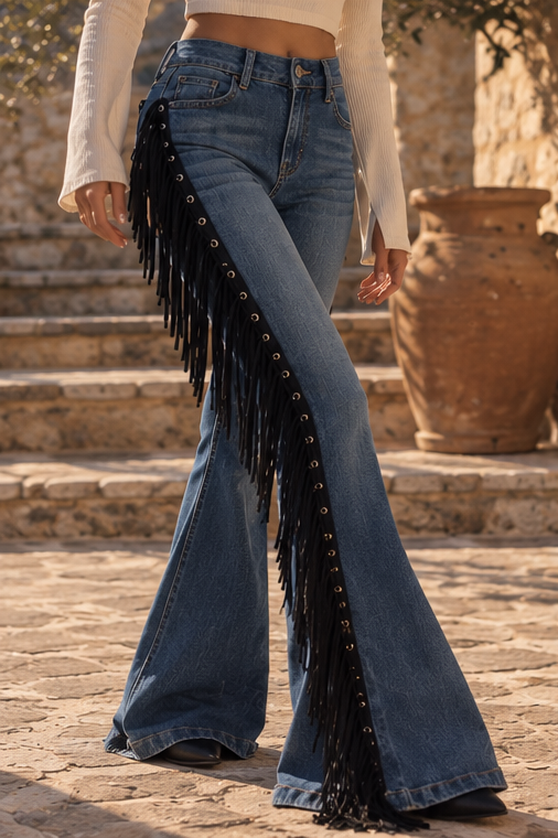 Sierra Fringe Jeans