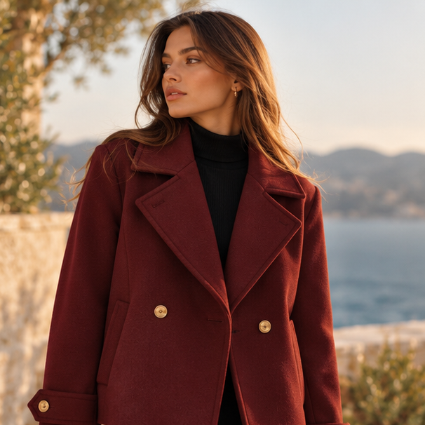 Avelisse Burgundy Jacket