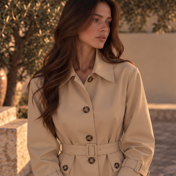 Solenne Trench Coat