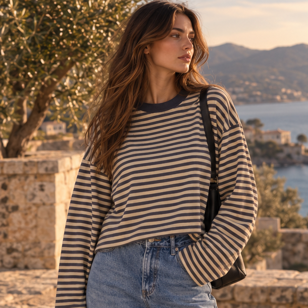 Éloane Striped Top