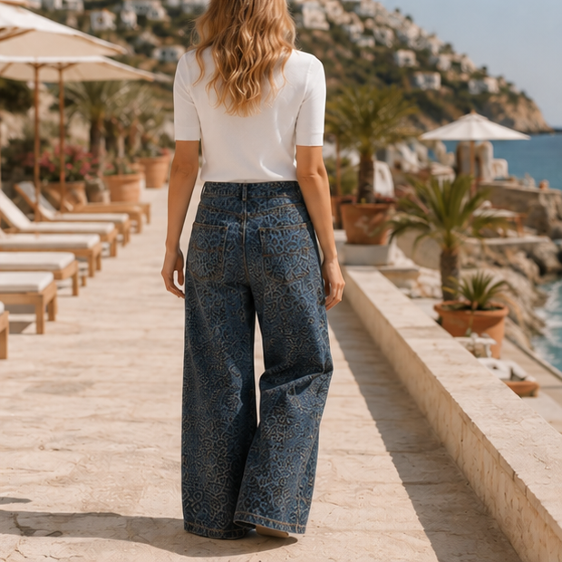 Nola Leopard Jeans