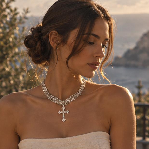 Seraphine Cross Necklace