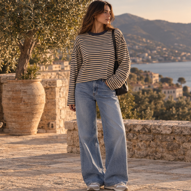 Éloane Striped Top