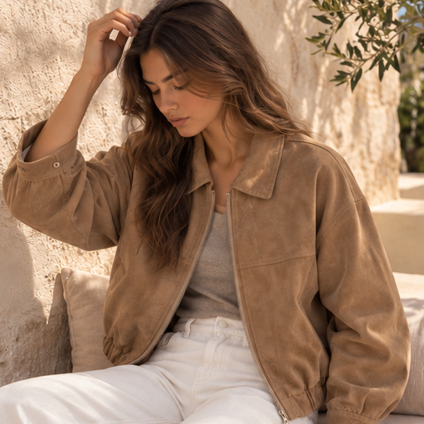 Céliane Suede Jacket