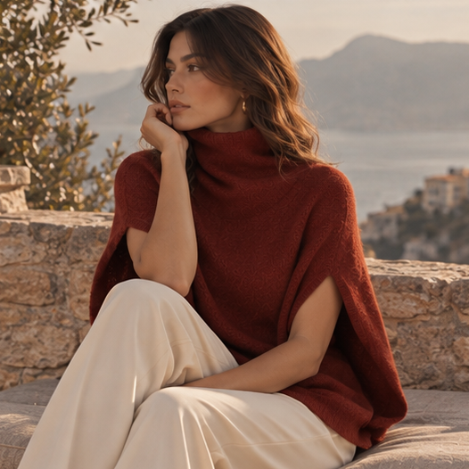 Sorella Turtleneck Cape