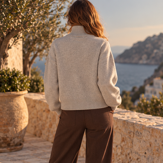 Celestine High-Neck Cardigan