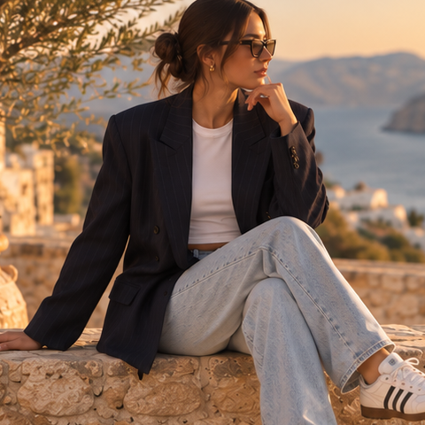 Aveline Pinstripe Blazer