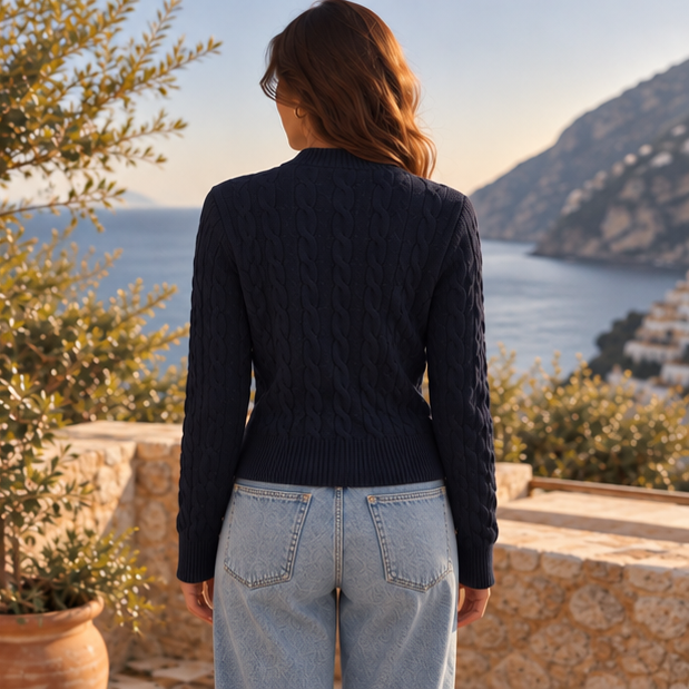 Avelisse Cable-Knit Cardigan